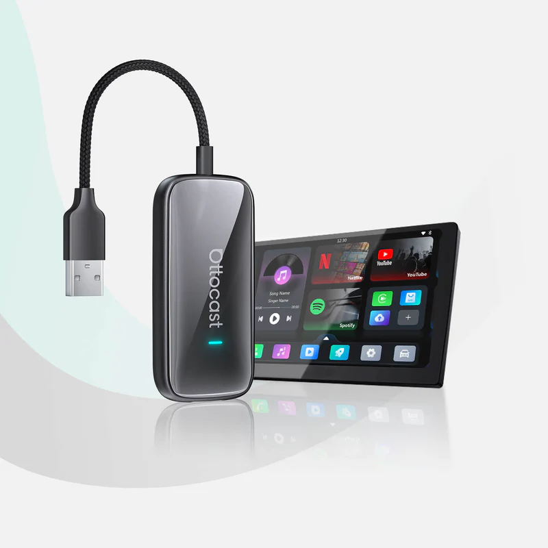 Ottocast Play2Video Ultra wireless CarPlay and Android Auto adapter